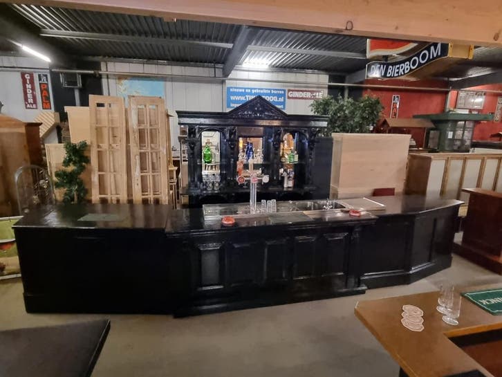 2dehandse bar tweedehands bar  antieke bar barmeubel toog, Zakelijke goederen, Horeca | Meubilair en Inrichting, Meubilair, Gebruikt