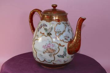 Theepot - Keramiek - Japanse Kutani-teepot