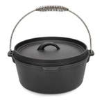 Dutch Oven | Cast Iron | Ø 25 x 11 cm (4 liter, Gietijzer), Verzenden, Nieuw, Cast Iron
