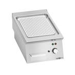GGM Gastro | Elektrische bakplaat - 4,8kW - Geribbeld |, Zakelijke goederen, Horeca | Keukenapparatuur, Verzenden, Nieuw in verpakking