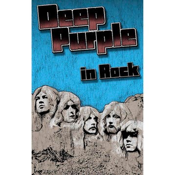 Deep Purple - In Rock - Textiel Poster officiële merchandise, Verzamelen, Ophalen of Verzenden, Nieuw, Poster, Artwork of Schilderij
