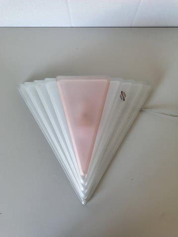 Venice glass - Wandkandelaar - geblazen glas - Roze, Antiek en Kunst