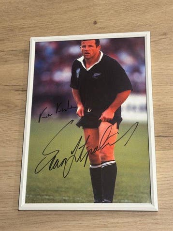 All Black - Rugby - Sean Fitzpatrick - Foto, Nieuw