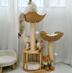 Premium Design 3-laags Krabpaal – Katten Toren van Hout, Verzenden, Nieuw, Krabpaal