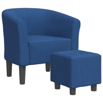 Slaapkamerstoel blauw - 41% Korting - Nieuwstaat, Huis en Inrichting, Minder dan 75 cm, Ophalen of Verzenden, Zo goed als nieuw