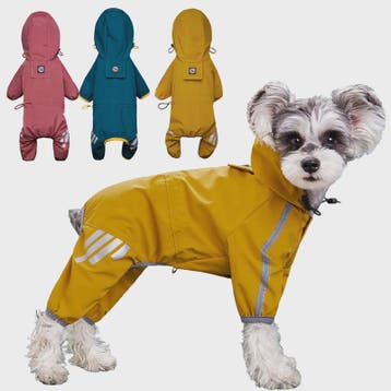 Waterdichte Hond Regenjas met Reflecterende Strepen - Jumpsu, Dieren en Toebehoren, Verzenden, Nieuw