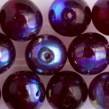 Gütermann regenboogkralen 6mm c.a. 40 stuks (Glaskralen), Ophalen of Verzenden, Nieuw, Kraal