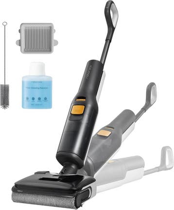 2-in-1 Nat/Droog stofzuiger & dweil - Retourdeal 50%, Ophalen of Verzenden, Zo goed als nieuw, Waterstofzuiger, Minder dan 1200 watt