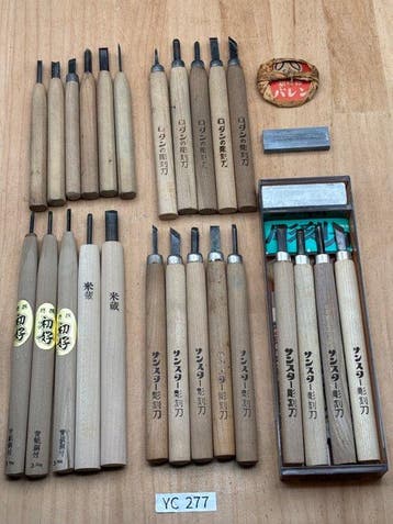 Japanese Wood Carving knives  wood sculpture tool YC277 -
