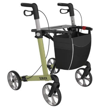 Rehasense Server lichtgewicht rollator STANDARD - Olijfgroen, Ophalen of Verzenden, Nieuw