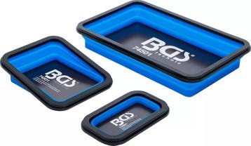 Magnetische legschalenset silicone vouwbaar 3-dlg, Verzenden, Nieuw