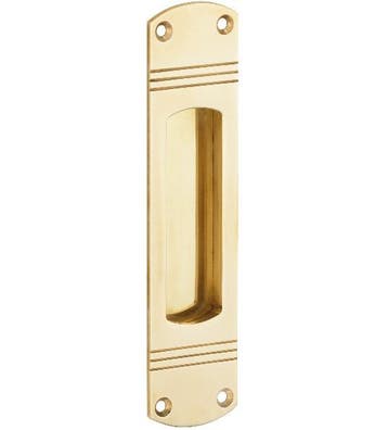Schuifdeurkom Art-Deco messing ongelakt, Verzenden, Nieuw