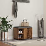 vidaXL Halbank Oudhout 60 x 38 x 46 cm Geïndustrialiseerd, Verzenden, Nieuw