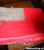 40x Sjaal Roze/Wit, Nieuw
