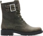 Clarks Orinoco2 Lace Dames Laarzen - 36 - Dark Olive Lea -, Kleding | Dames, Schoenen, Verzenden, Nieuw