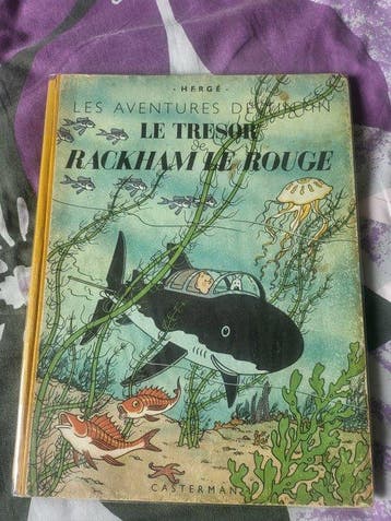 Tintin T12 - Le Trésor de Rackham Le Rouge (A24) - C - 1, Nieuw