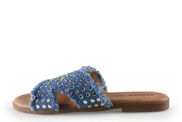 Ann Rocks Slippers in maat 39 Blauw, Slippers, Ann Rocks, Gedragen, Verzenden