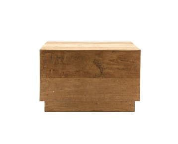 Bijzettafel TEAK Nevada 60x60cm | Eleonora 22800, Ophalen of Verzenden, Nieuw