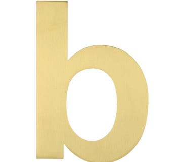 BASICS Huisnummer LBHN100-B PVD mat goud, Verzenden, Nieuw