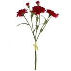 Anjer Zijden vertakt Rood 40 cm Bundel 3 stuks, Ophalen of Verzenden, Nieuw