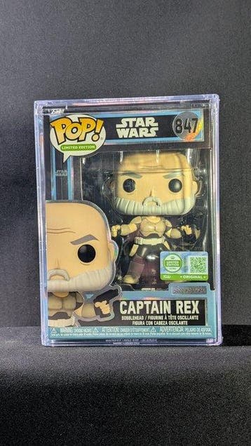 Funko - Funko Pop #847 Star Wars Captain Rex no Helmet /