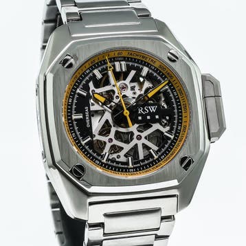 RSW - Overseas Swiss Automatic Watch - RSWA158SK-SS-14 -, Nieuw