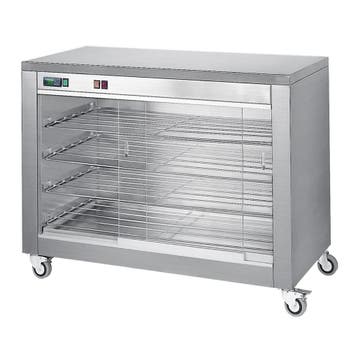 GGM Gastro | Warmhoudvitrine - 1,80kW - met glazen | WM4C, Verzenden, Nieuw in verpakking, Overige typen