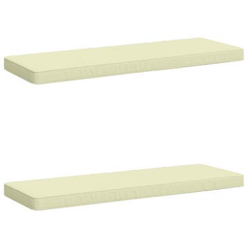 vidaXL 2-delige Bankkussens VUGHT 2 st 100% Polyester, Verzenden, Nieuw