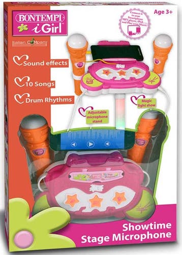 Bontempi Podium Microfoon Speelgoed van €44,99 voor €22,49, Ophalen of Verzenden, Nieuw