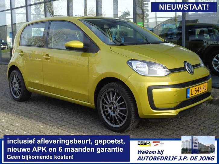 Volkswagen up! 1.0 5D Camera LM velg Navi Airco NL Allseason, Auto's, Volkswagen, Origineel Nederlands, Dealer onderhouden, Onderhoudsboekje