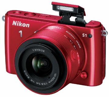 Nikon 1 J1 Systeemcamera + NIKKOR 10-30mm f/3.5-5.6 VR Lens, Verzenden, Zo goed als nieuw