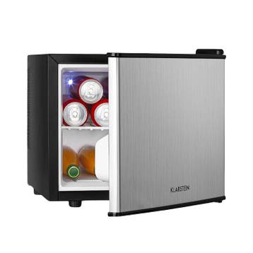 Drankkoelkast Minibar Mini Koelkast Koelkast 28L Grijs, Refurbished, Ophalen of Verzenden, Minder dan 75 liter, Met vriesvak