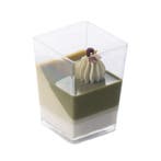 Martellato Lepelgebak cups Vierkant (175 ml) / 100 stuks, Verzenden, Nieuw
