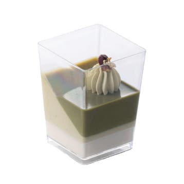 Martellato Lepelgebak cups Vierkant (175 ml) / 100 stuks, Verzenden, Nieuw