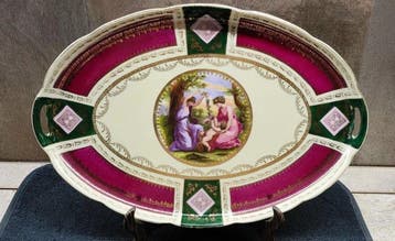 alt wien - Angelica Kauffman - Tafelmiddenstuk - Porselein -, Antiek en Kunst, Antiek | Glas en Kristal