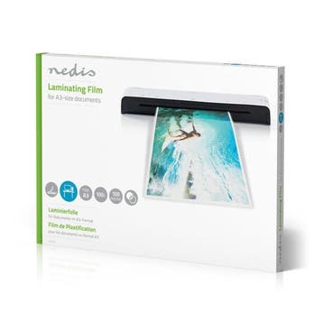 Lamineerhoezen | Nedis (A3 formaat, 0.1 mm, 100 stuks), Verzenden, Nieuw in verpakking