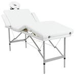 vidaXL Massagetafel inklapbaar met aluminium frame (vier, Sport en Fitness, Massageproducten, Verzenden, Nieuw