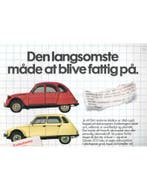 1981 CITROEN 2CV| DYANE BROCHURE DEENS, Nieuw, Author