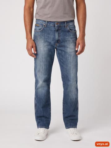 Wrangler Jeans Heren maat WW34 / L28 Blauw Vintage, Ophalen of Verzenden, Nieuw