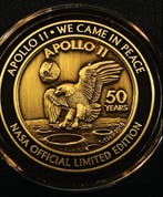 Verenigde Staten. Medal Apollo 11 - 50 Anniversary Medallion, Postzegels en Munten