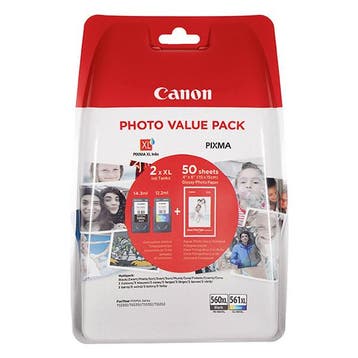 Canon PG-560XL / CL-561XL multipack Inktcartridge, Verzenden, Nieuw, Canon