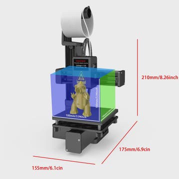 EasyThreed 3D Printer - Instapmodel voor Beginners, PLA & TP, Computers en Software, 3D Printers, Verzenden, Nieuw