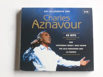 Charles Aznavour - Het Allerbeste van Charles Aznavour (2 CD, Ophalen of Verzenden, Zo goed als nieuw