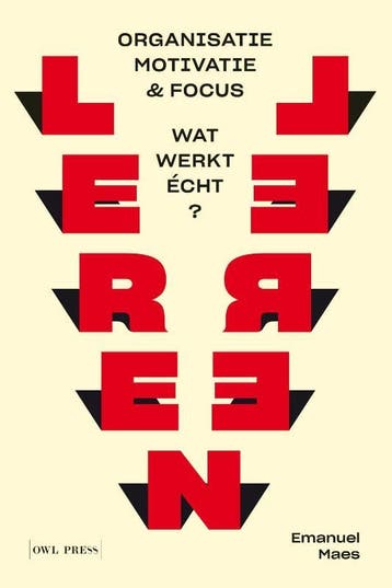 Leren Leren | Emanuel Maes | Nieuw, Ophalen of Verzenden, Nieuw, Emanuel Maes