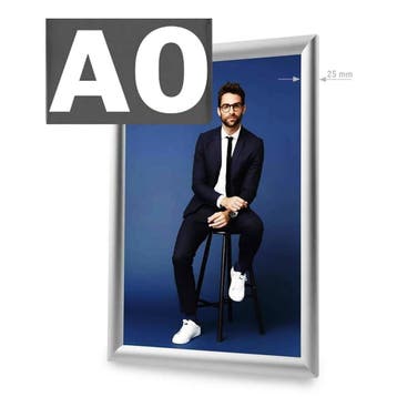 Kliklijst | STANDARD | Aluminium | Zilvergrijs | A0-Formaat, Verzenden, Nieuw in verpakking