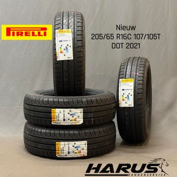 205/65/16C 107T Pirelli zomerbanden nieuw 4X GRATIS MONTAGE, 16 inch, Nieuw, Band(en), Personenwagen