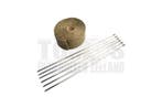 Uitlaat hitteband Titanium 5cm x 5 Meter, Ophalen of Verzenden, Nieuw, DMP