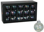 Kerstballen glas Clear Pearl 57 mm doos 30 stuks, Ophalen of Verzenden, Nieuw