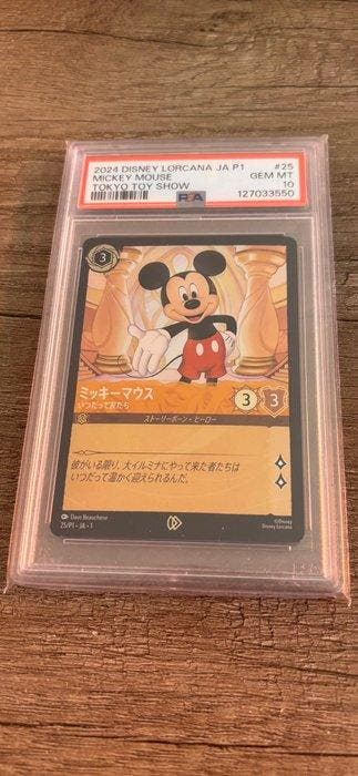 Disney - 1 Graded card - Disney Lorcana - Mickey Mouse 25, Nieuw
