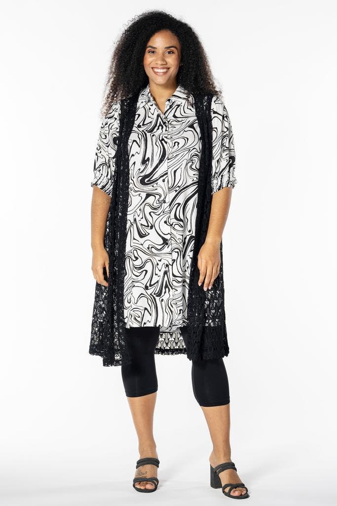 Studio vest Kaete lang kant Maat:, Kleding | Dames, Truien en Vesten, Overige kleuren, Nieuw, Verzenden